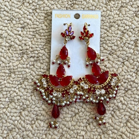 Artificial Indian Earrings Bundle - Picture 8 of 10